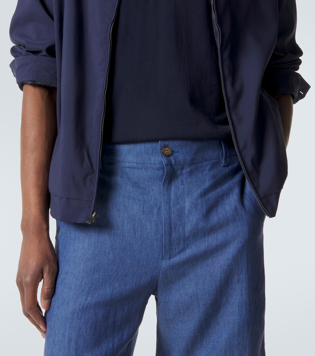 Linen Bermuda shorts | Canali