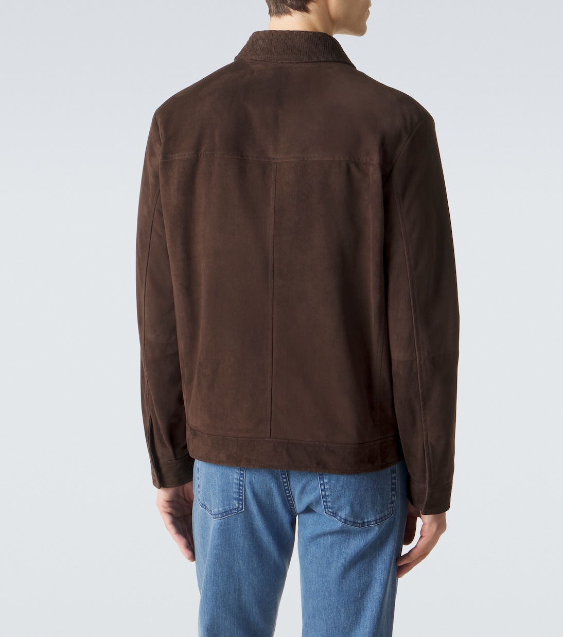 Suede blouson jacket | Canali