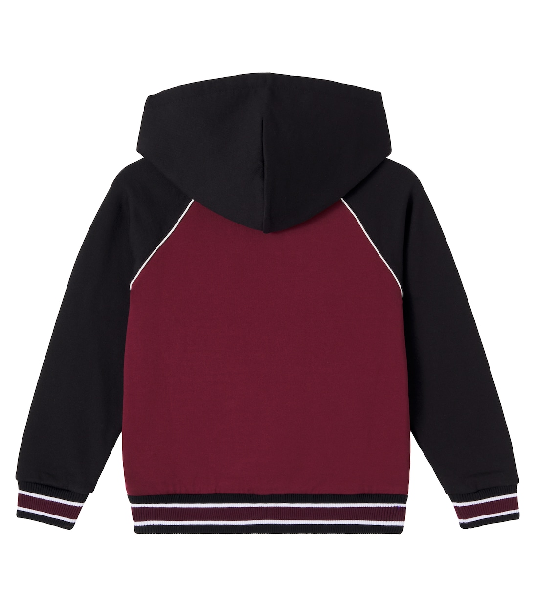 Embroidered logo cotton hoodie | Dolce&Gabbana Kids