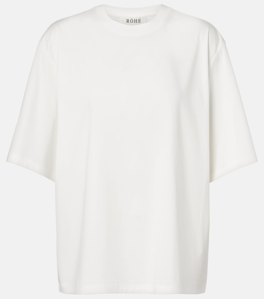 Oversized cotton-blend T-shirt | Róhe