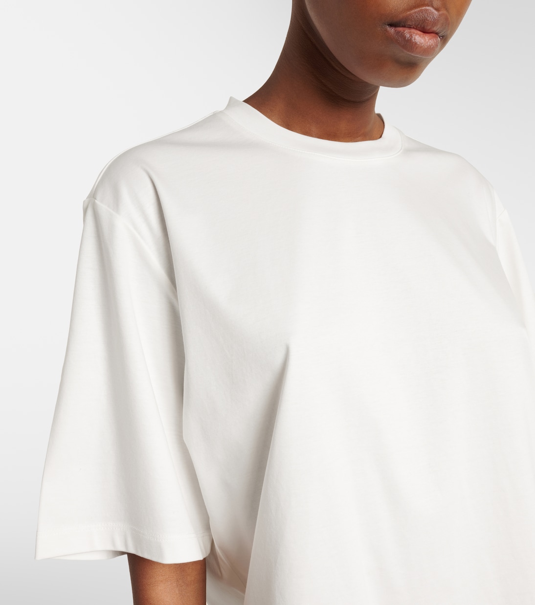 Oversized cotton-blend T-shirt | Róhe