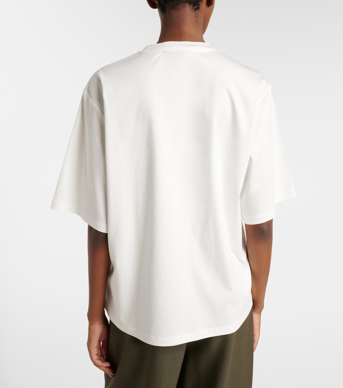 Oversized cotton-blend T-shirt | Róhe