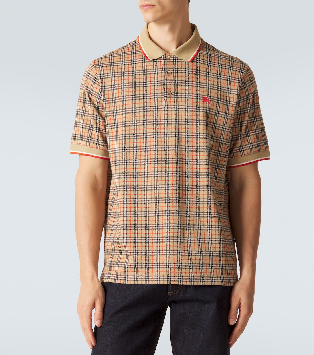 Burberry Check polo shirt | Burberry