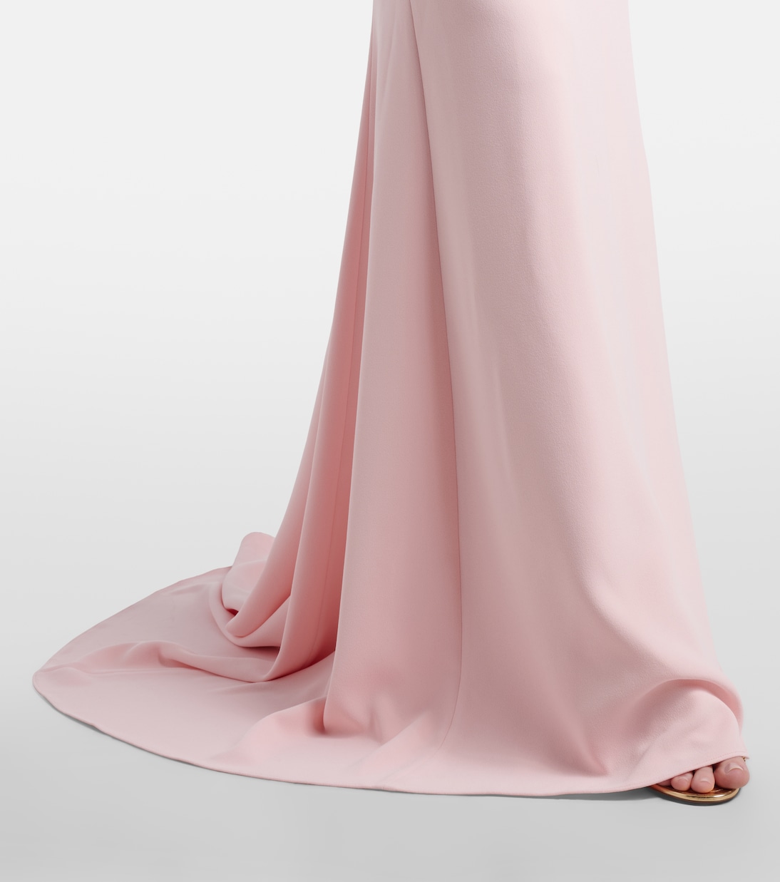 Alia strapless satin gown | Solace London
