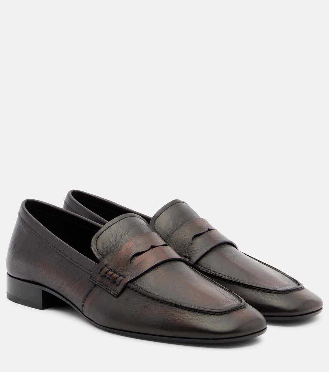 Leather penny loafers | Dries Van Noten