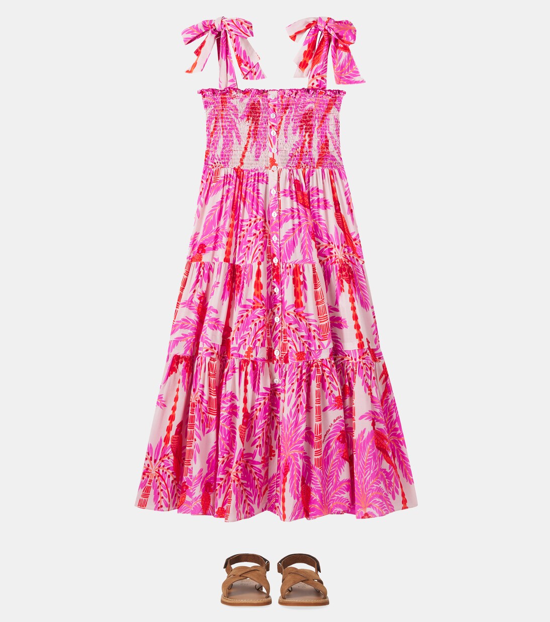 Triny printed dress | Poupette St Barth Kids