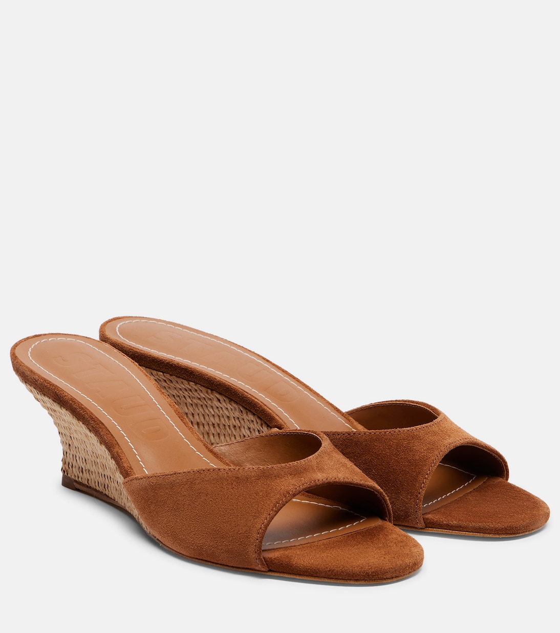 Wedges Brigitte 100 aus Veloursleder | Staud
