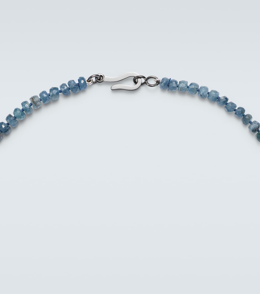 Sterling silver (925) beaded necklace with gemstones | Ileana Makri