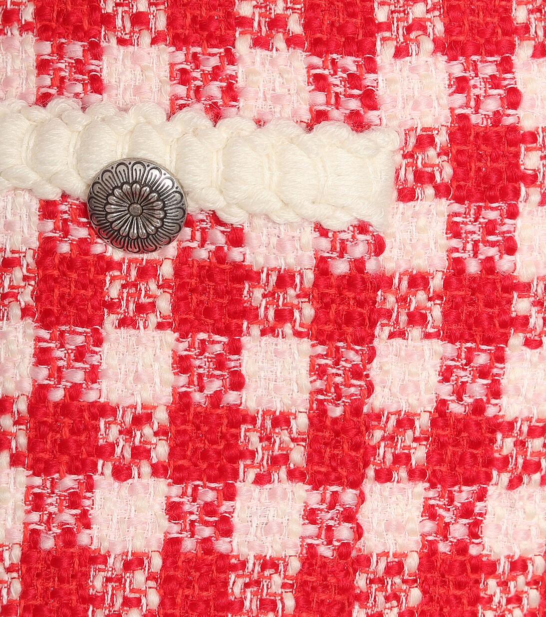 Verzierter Minirock aus Tweed | Miu Miu