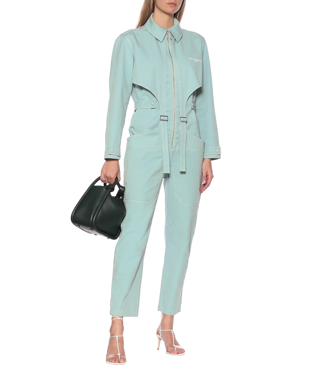 Mono Paloma de algodón elastizado | Stella McCartney
