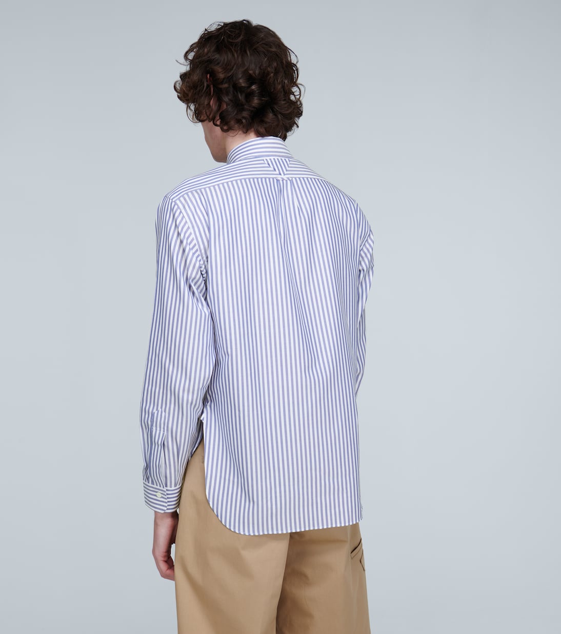 Camicia a righe con logo | Prada