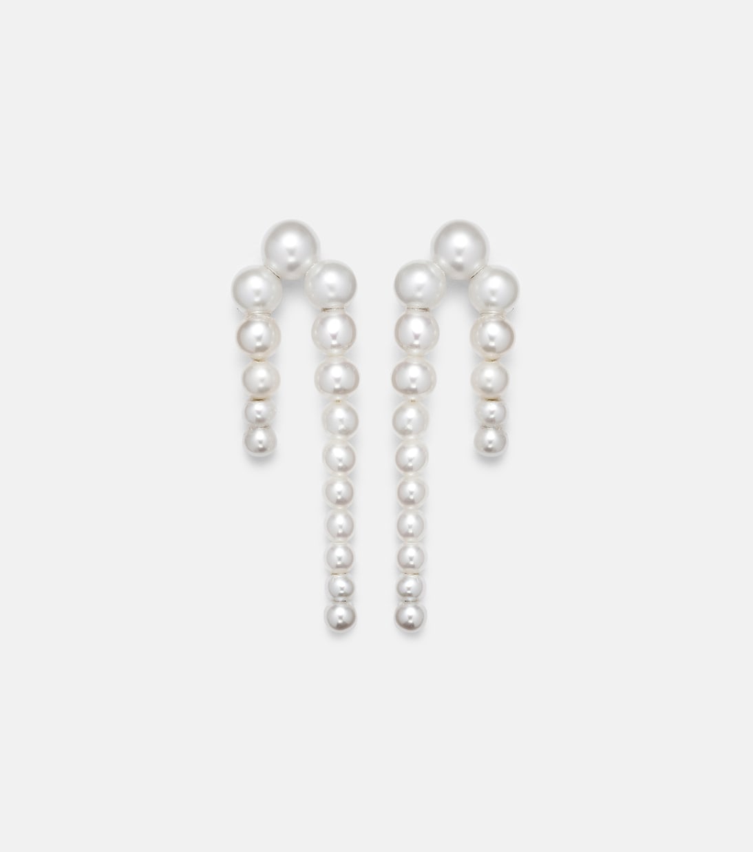 Orecchini Chic in Oro 14Kt con Perla Nera di SOPHIE BILLE BRAHE - Eleganza Minimalista per Giovani Stilisti