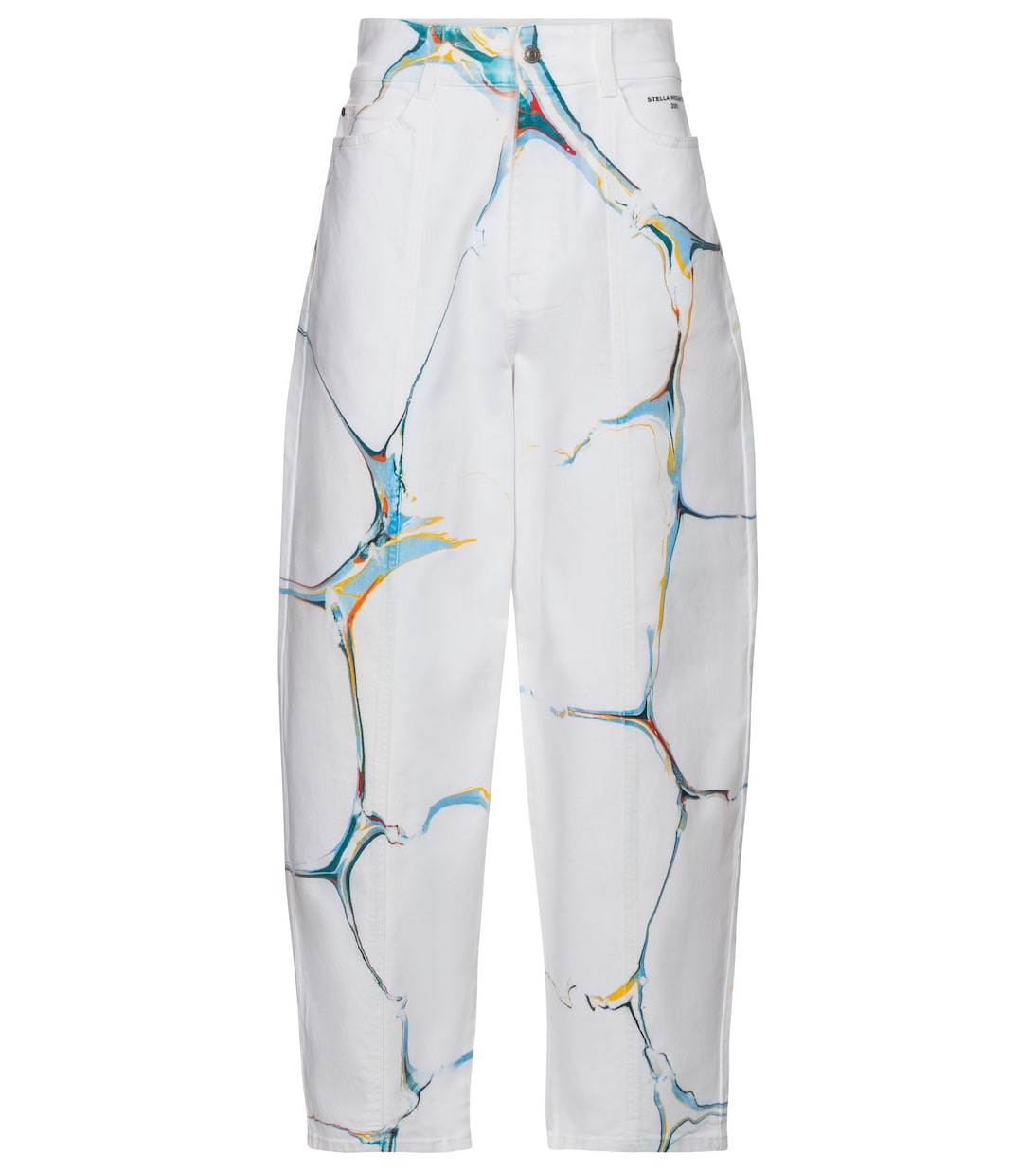 High-rise stretch-cotton carrot jeans | Stella McCartney