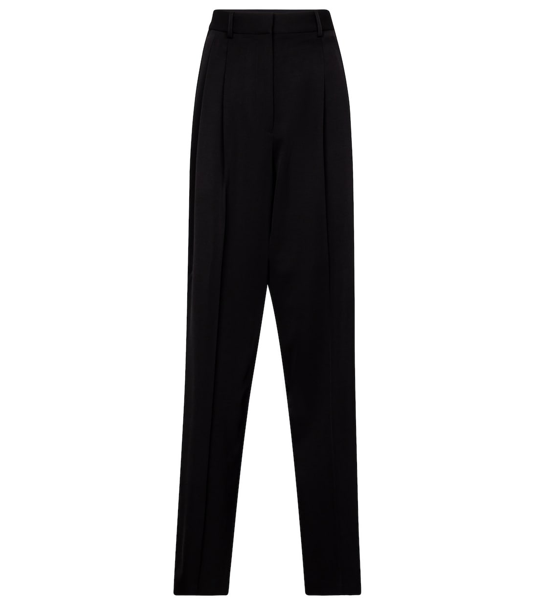 Pantalon droit Louise à taille haute en laine | Stella McCartney