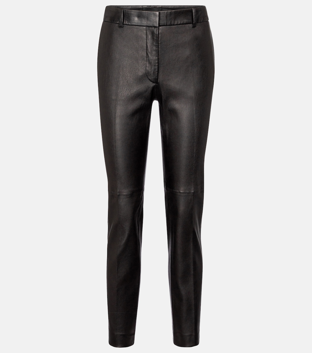 Pantalon Coleman raccourci en cuir | Joseph