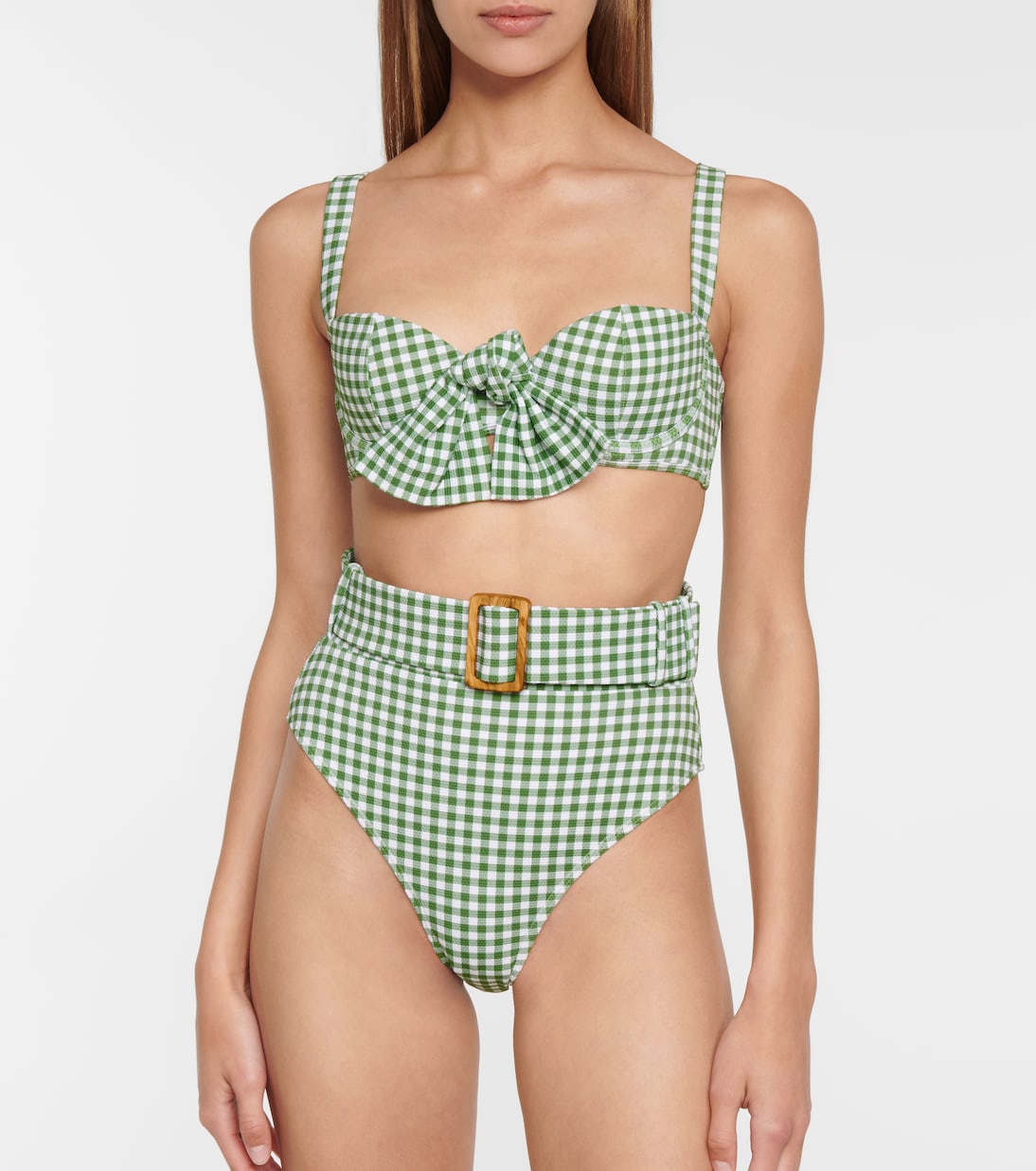 Top bikini Clara a quadretti | Alexandra Miro