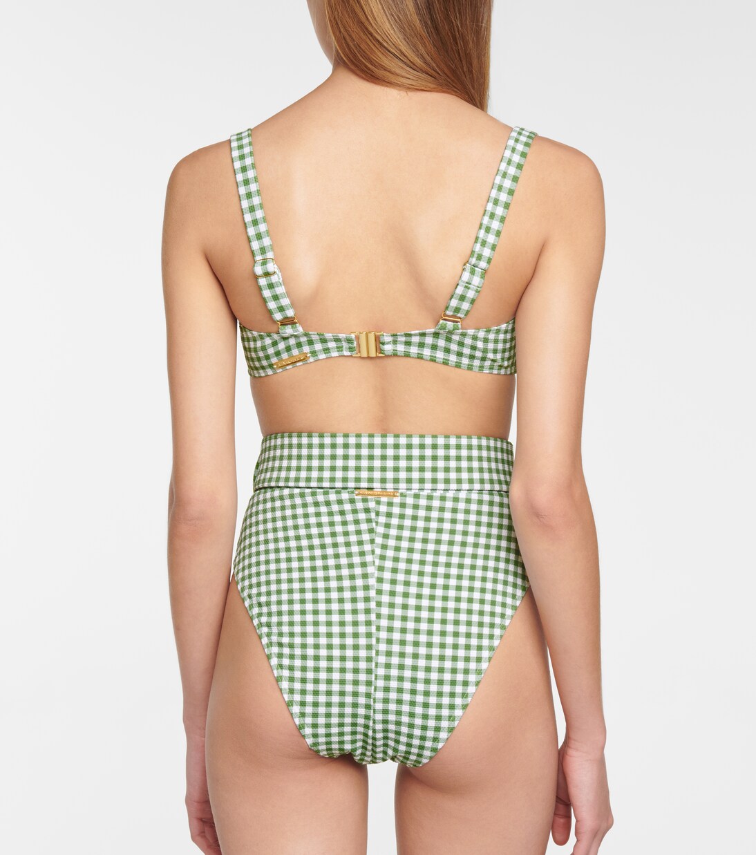 Top bikini Clara a quadretti | Alexandra Miro