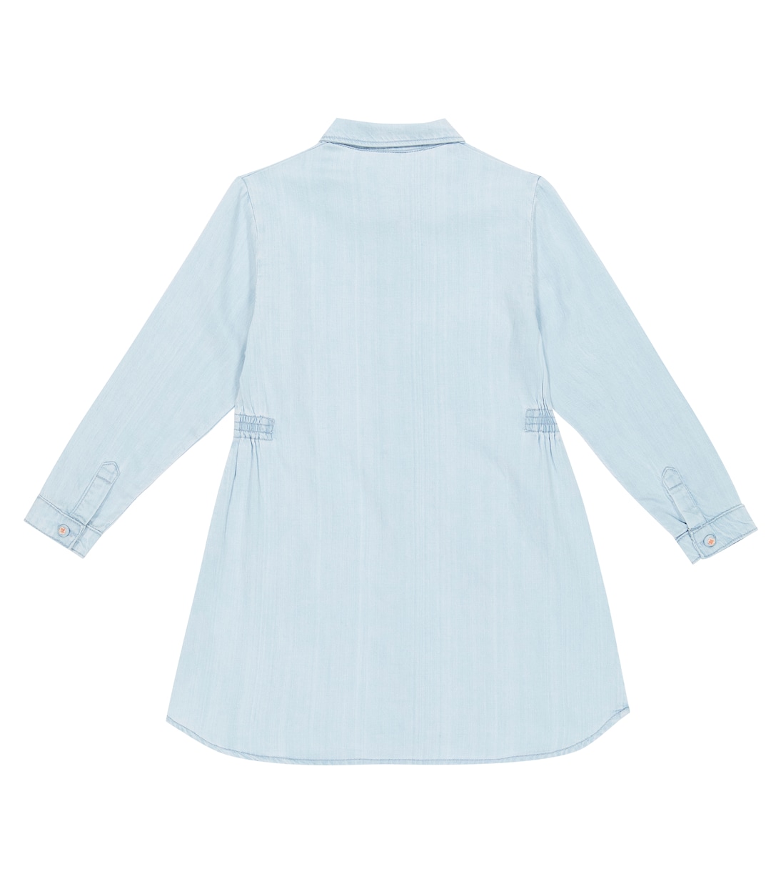 Embroidered chambray dress | Tartine et Chocolat