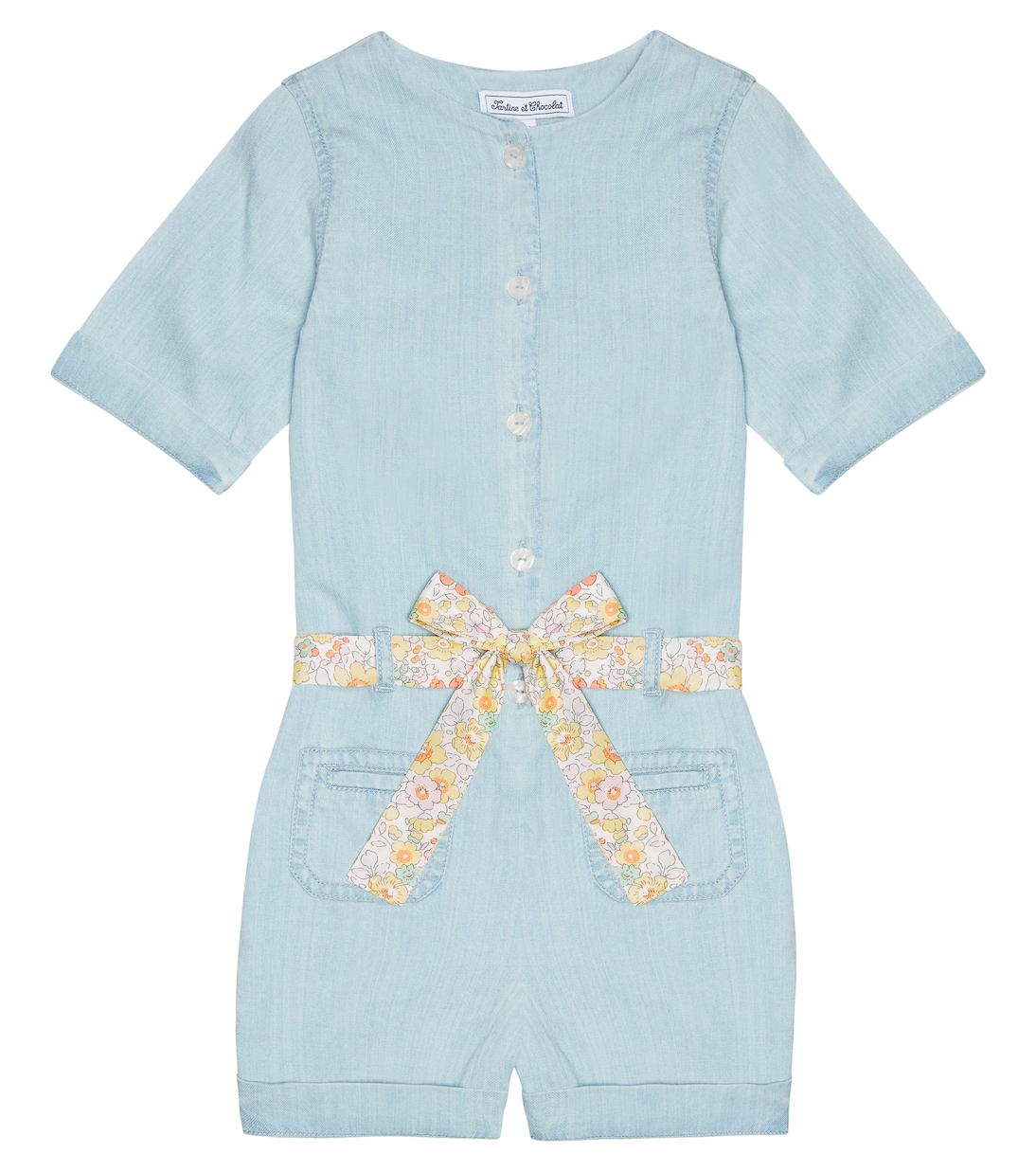 Playsuit aus Chambray | Tartine et Chocolat