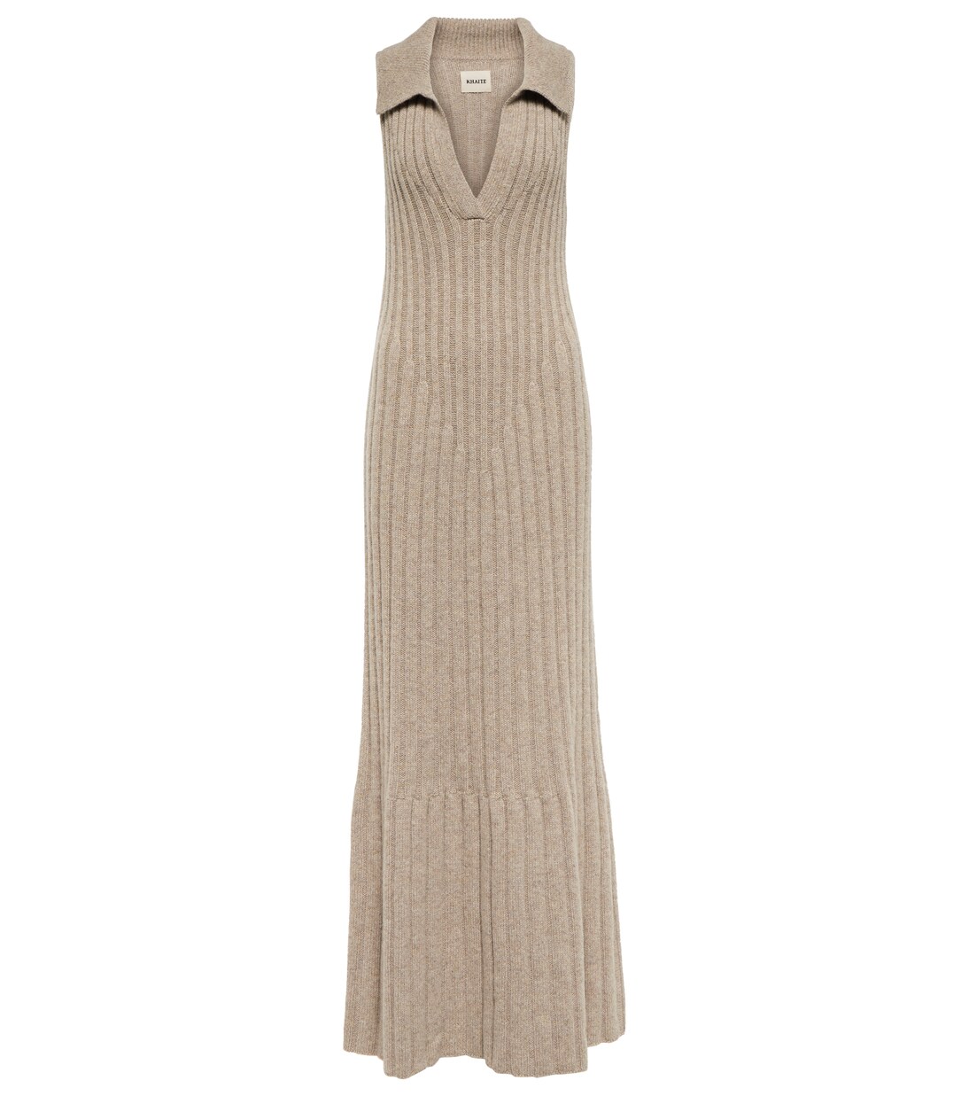 Giselle cashmere polo maxi dress | Khaite