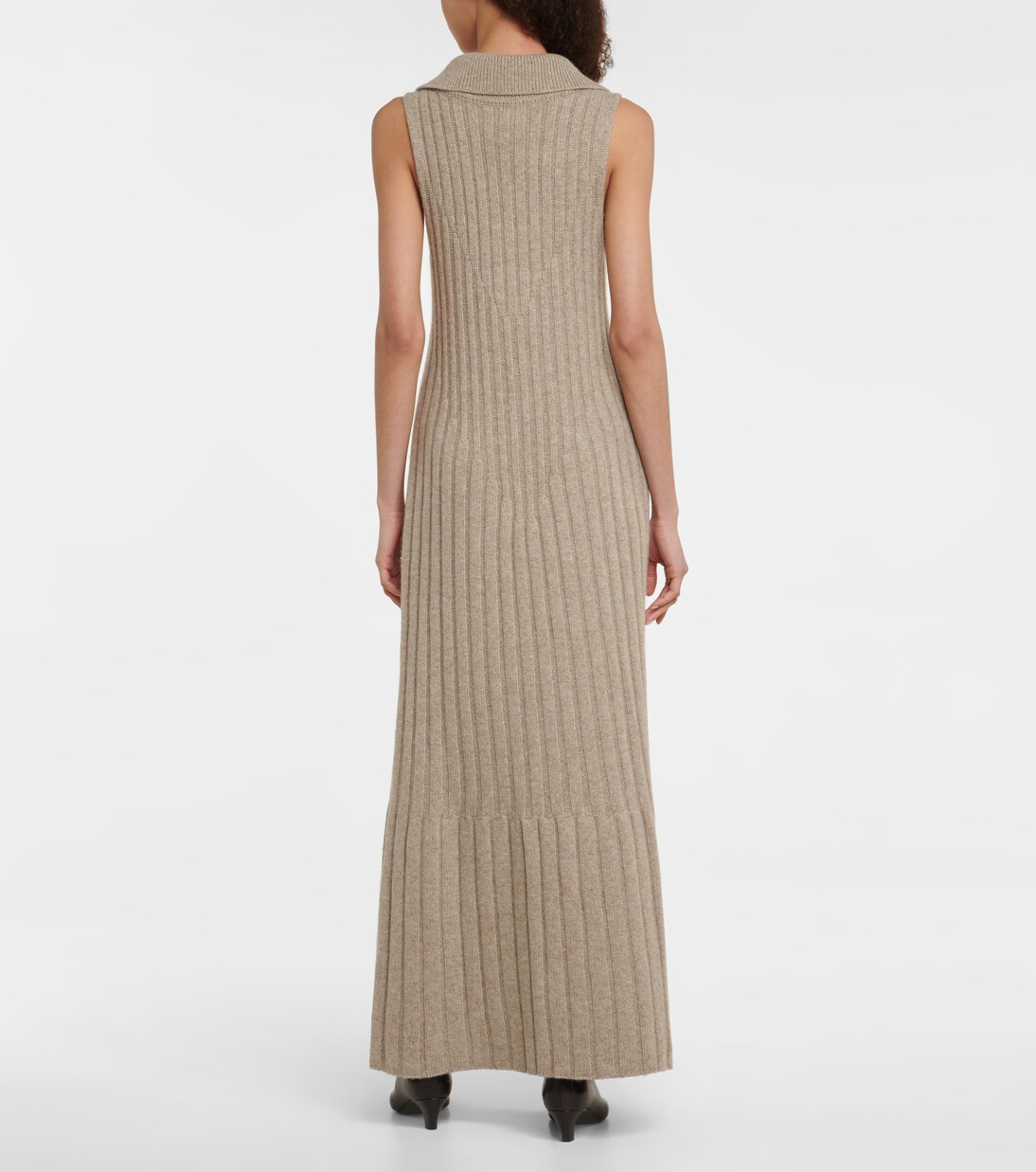 Giselle cashmere polo maxi dress | Khaite