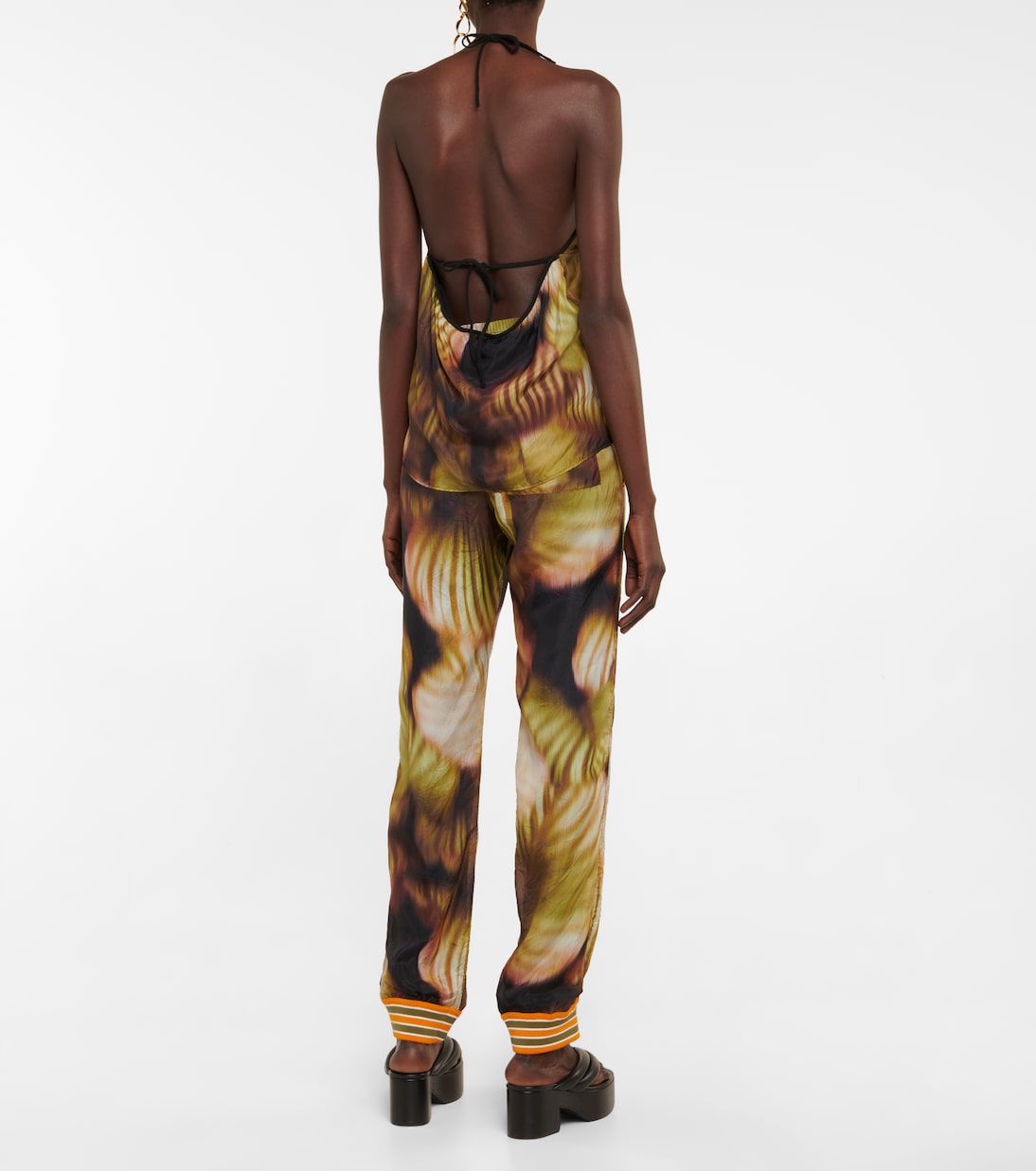 Top in seta e cotone con stampa | Dries Van Noten