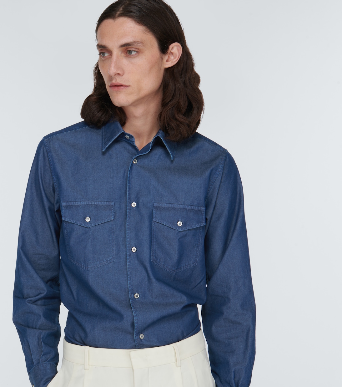 Thomas denim shirt | Loro Piana