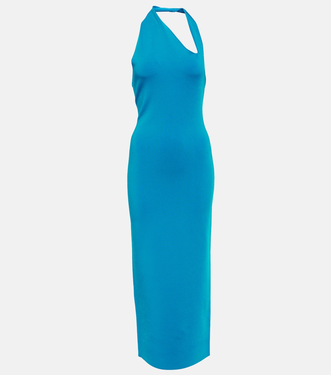 Abito midi con scollo all'americana e cut-out | Galvan
