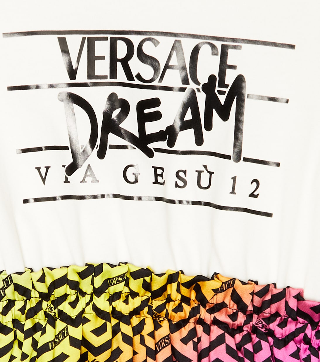 Abito chemisier con stampa | Versace Kids