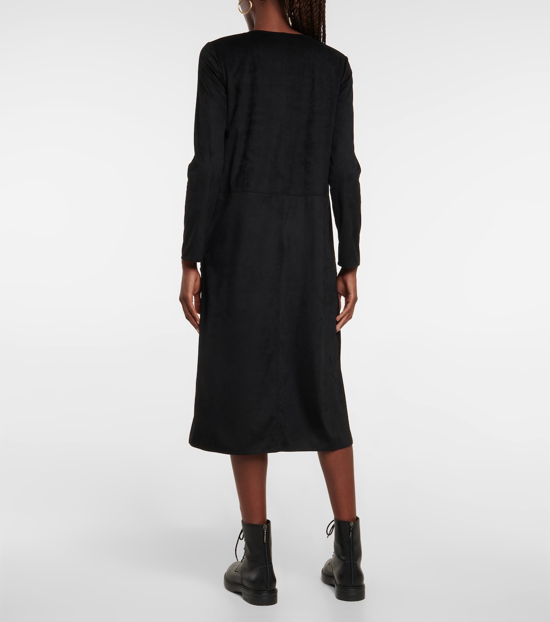 Leisure - Abito midi Meandro in suede sintetico | Max Mara