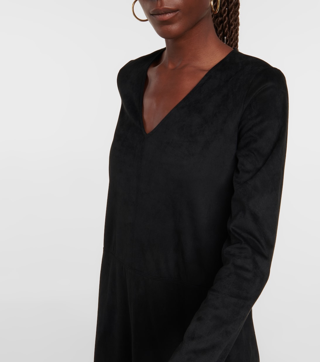 Leisure - Abito midi Meandro in suede sintetico | Max Mara