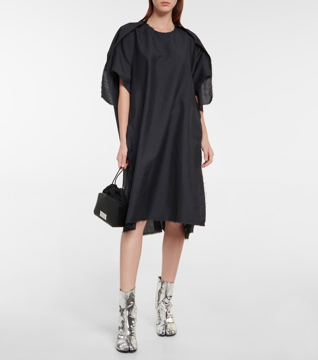 Tabi metallic leather ankle boot | Maison Margiela