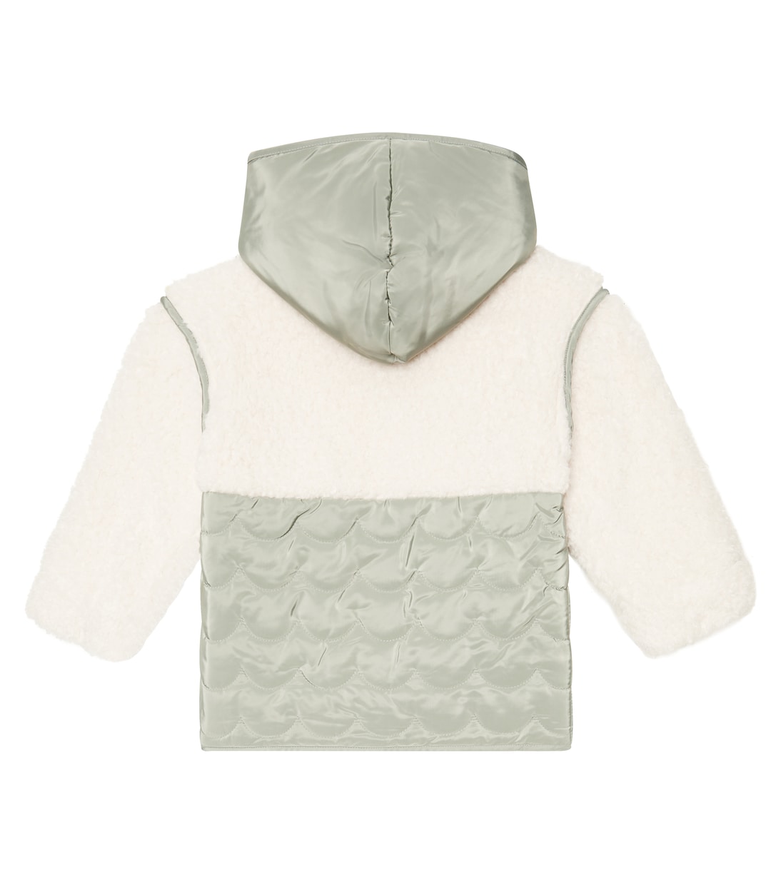 Chaqueta de pelo sintético con capucha | Chloé Kids