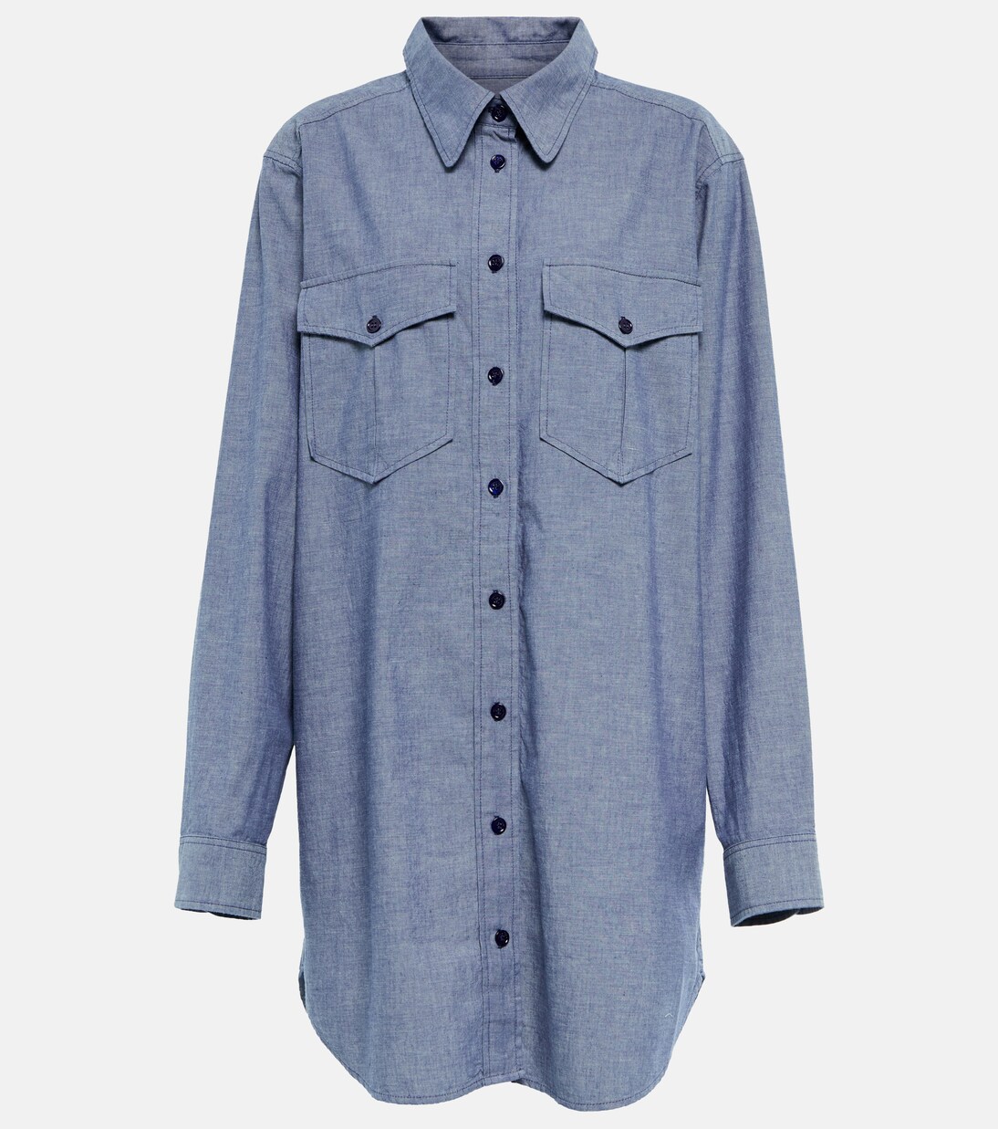 Robe chemise Bridget en chambray de coton | Isabel Marant