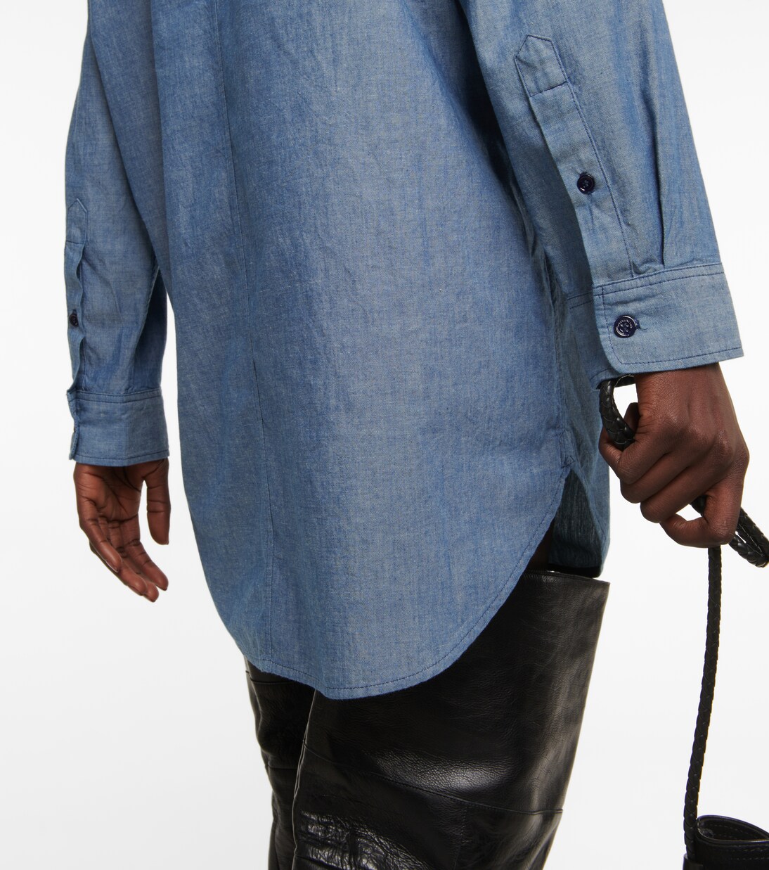 Robe chemise Bridget en chambray de coton | Isabel Marant