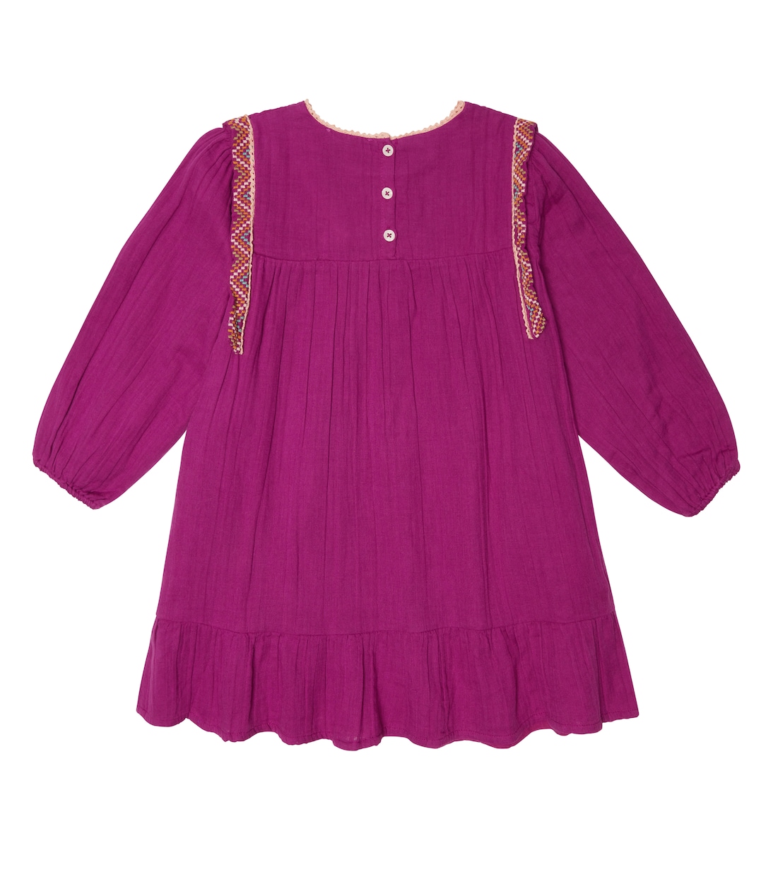 Besticktes Kleid Isatys aus Baumwolle | Louise Misha
