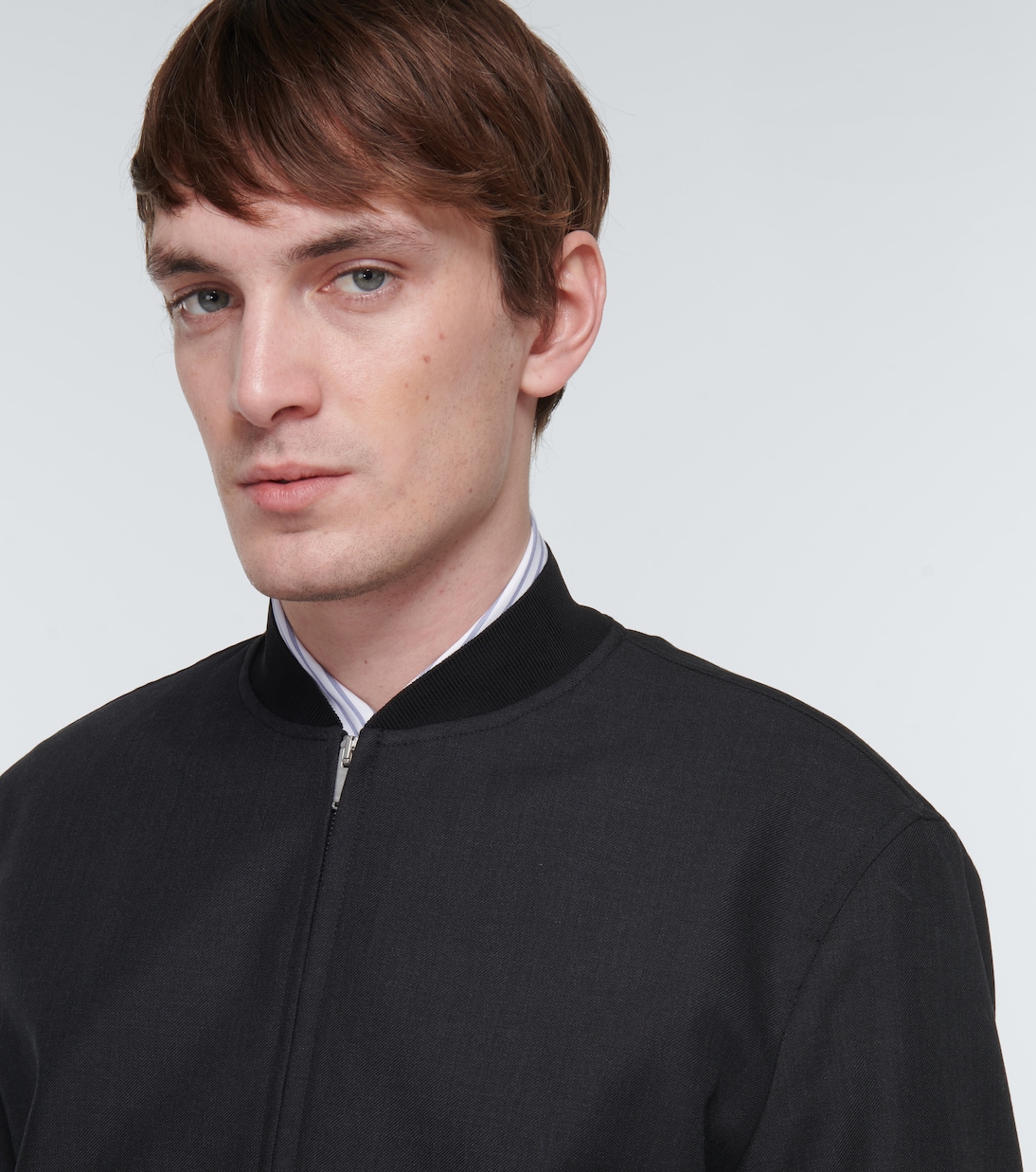 Wool and mohair bomber jacket | Lardini