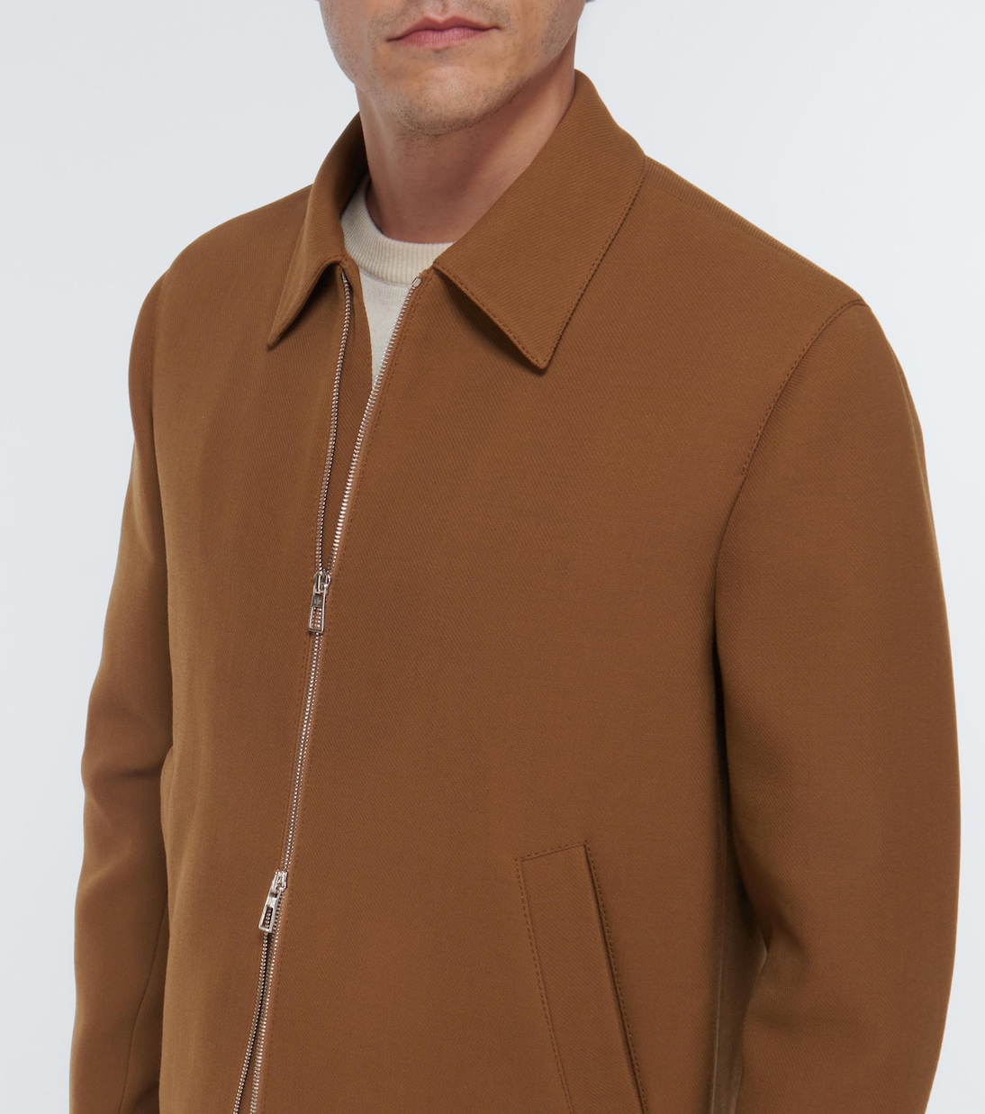 Maurin virgin wool blouson jacket | Loro Piana