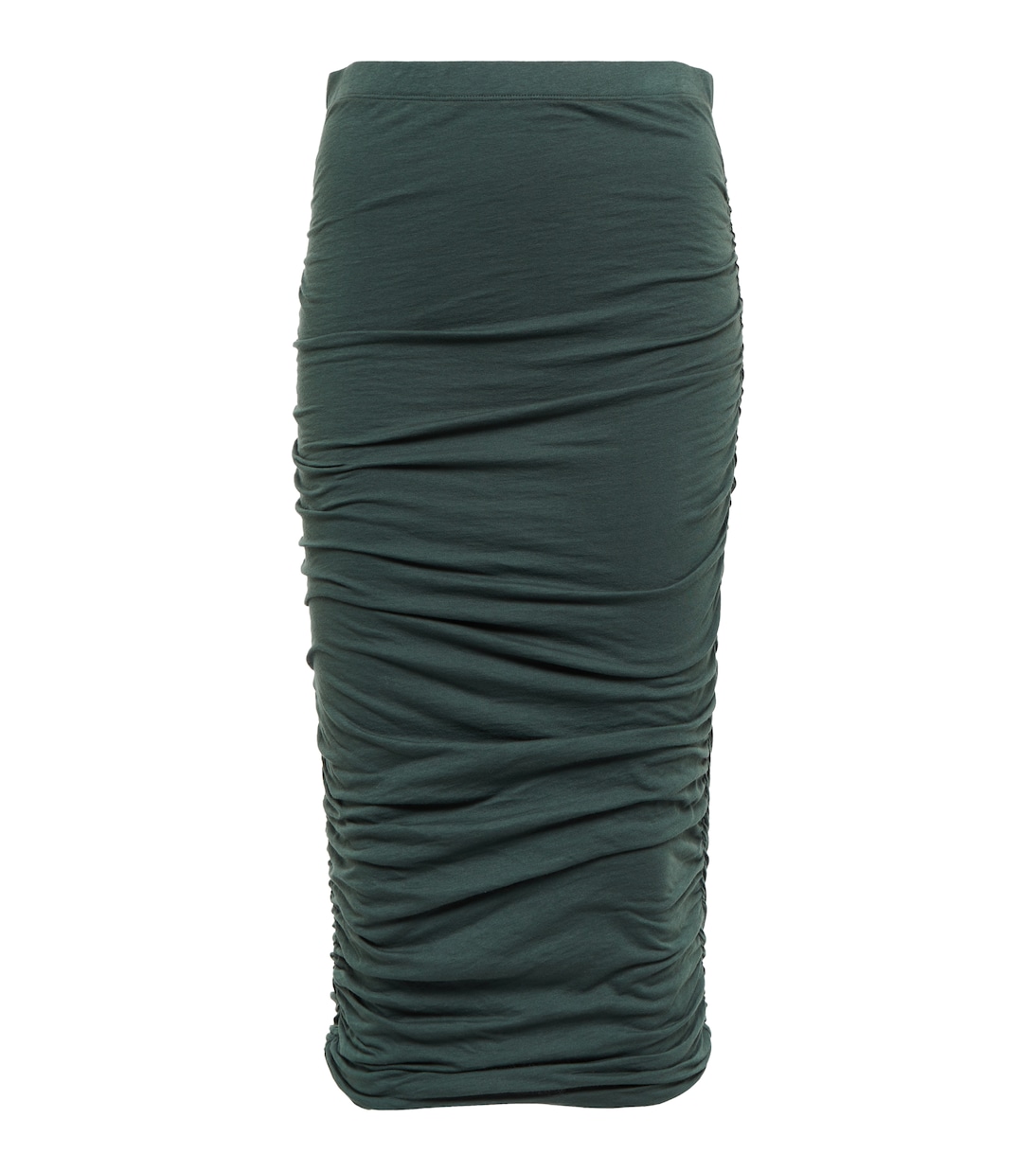 Falda midi Lisa en mezcla de algodón | Velvet