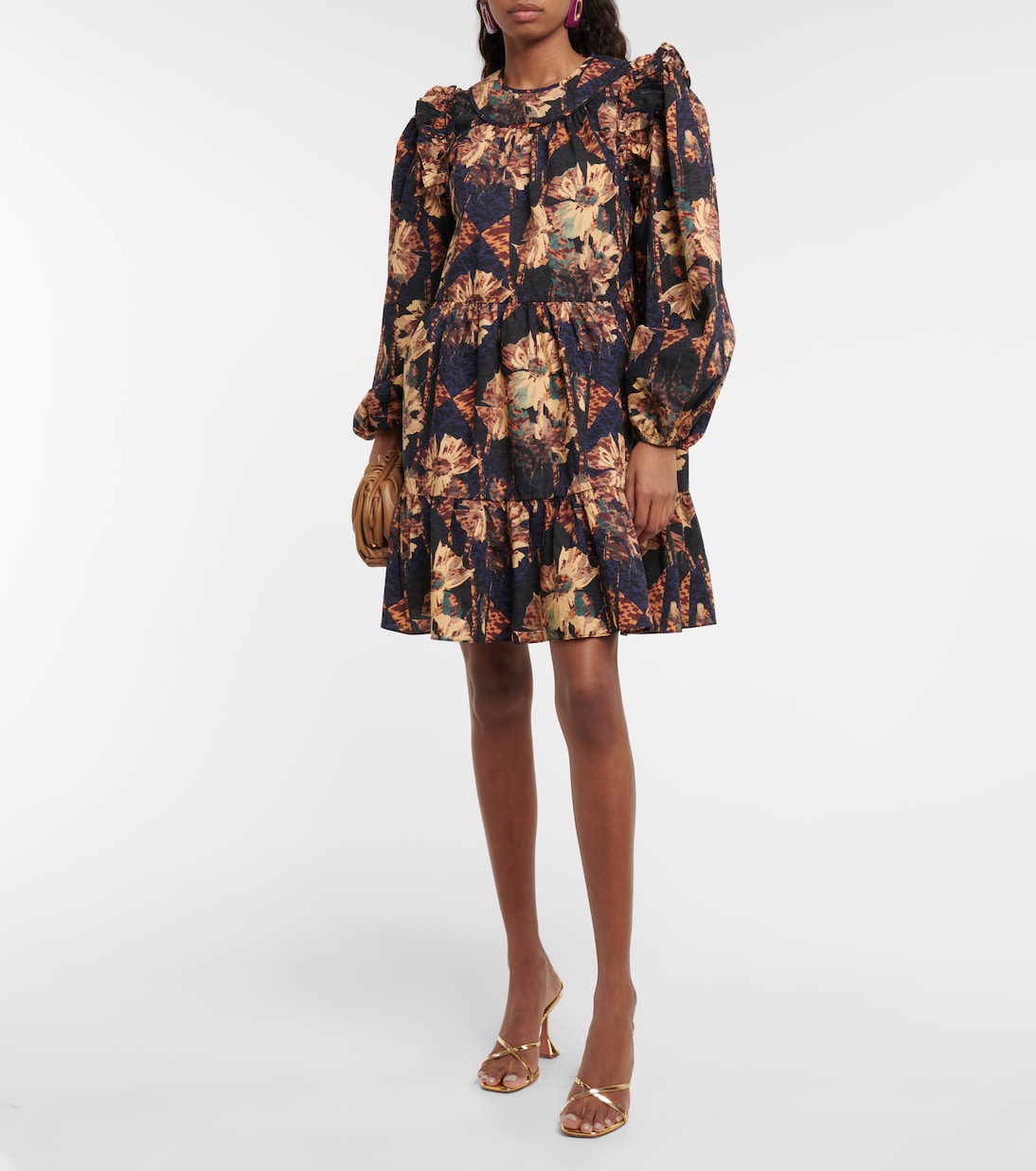 Rhea floral cotton poplin minidress | Ulla Johnson