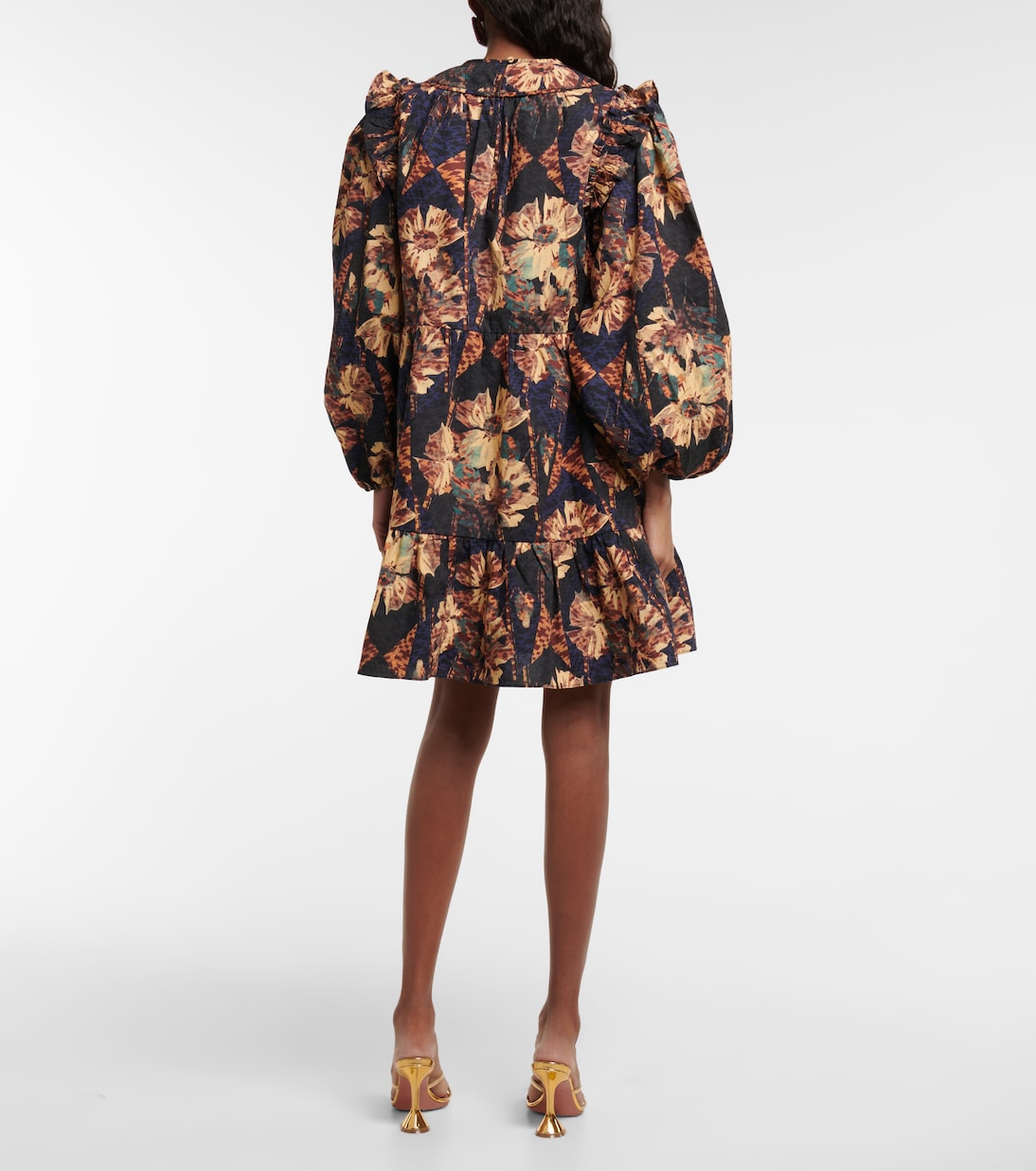 Rhea floral cotton poplin minidress | Ulla Johnson