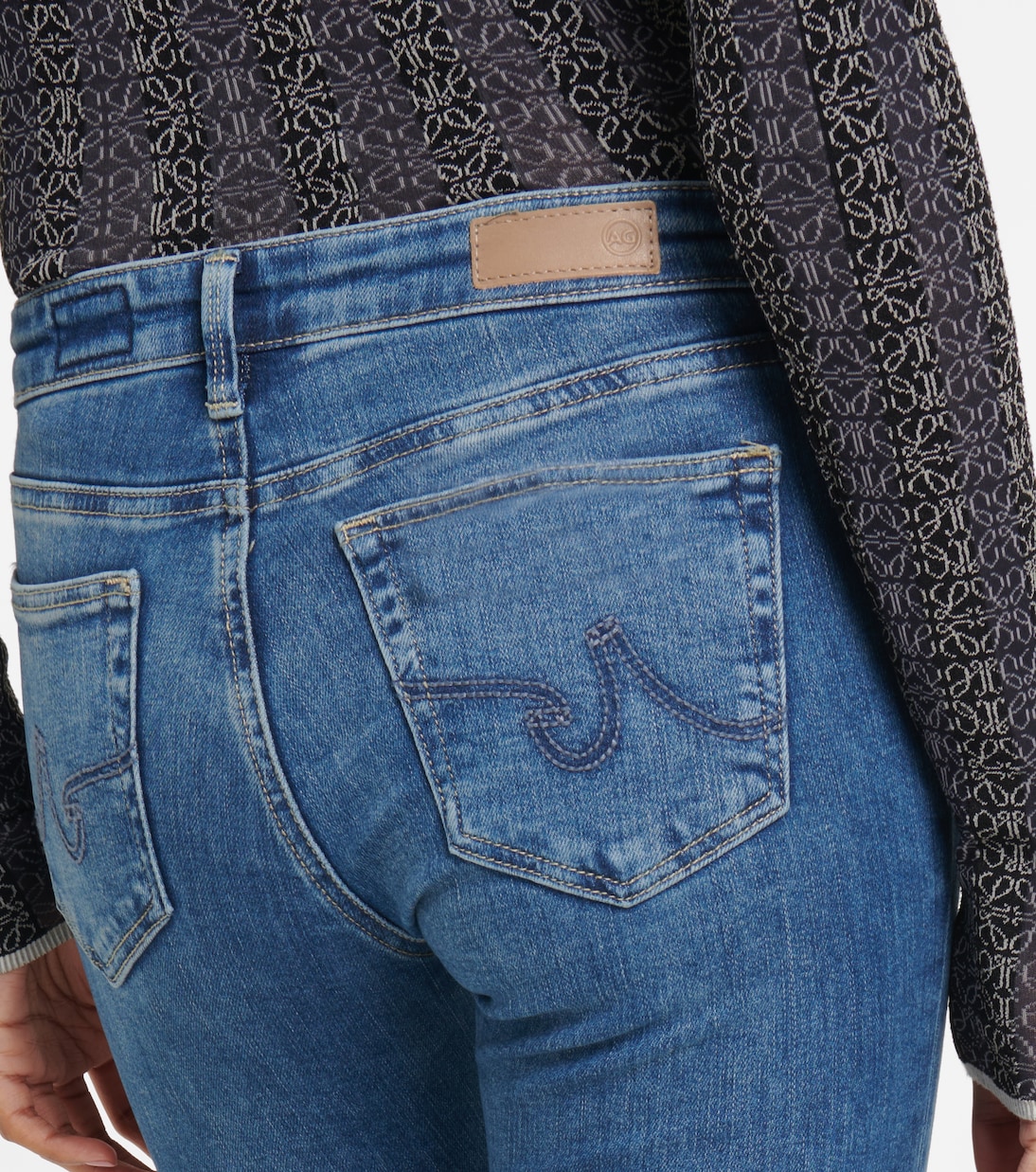 Jeans skinny Prima Ankle de tiro medio | AG Jeans