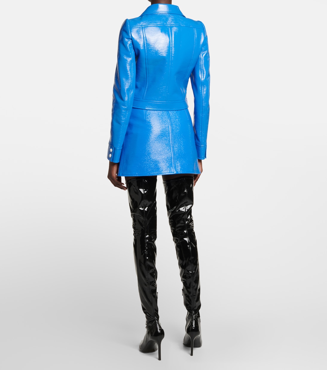 Faux leather miniskirt | Courrèges