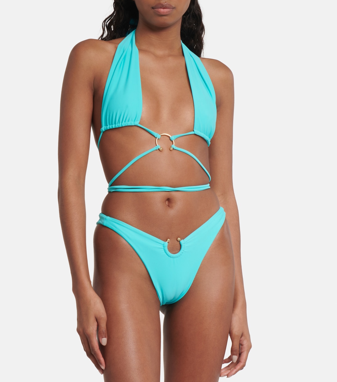 Top de bikini Pierced wrap | Same