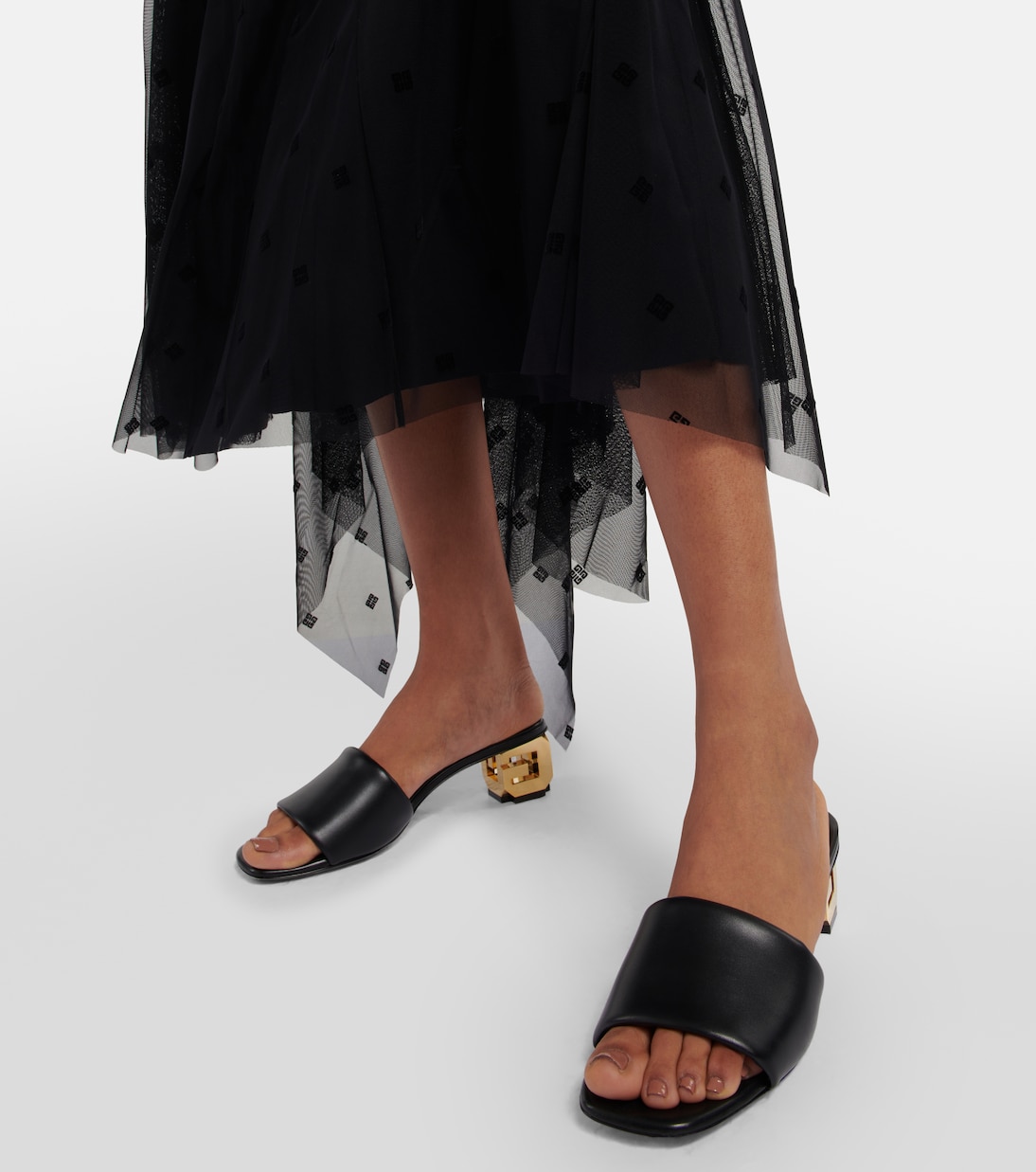 Mules G Cube in pelle | Givenchy