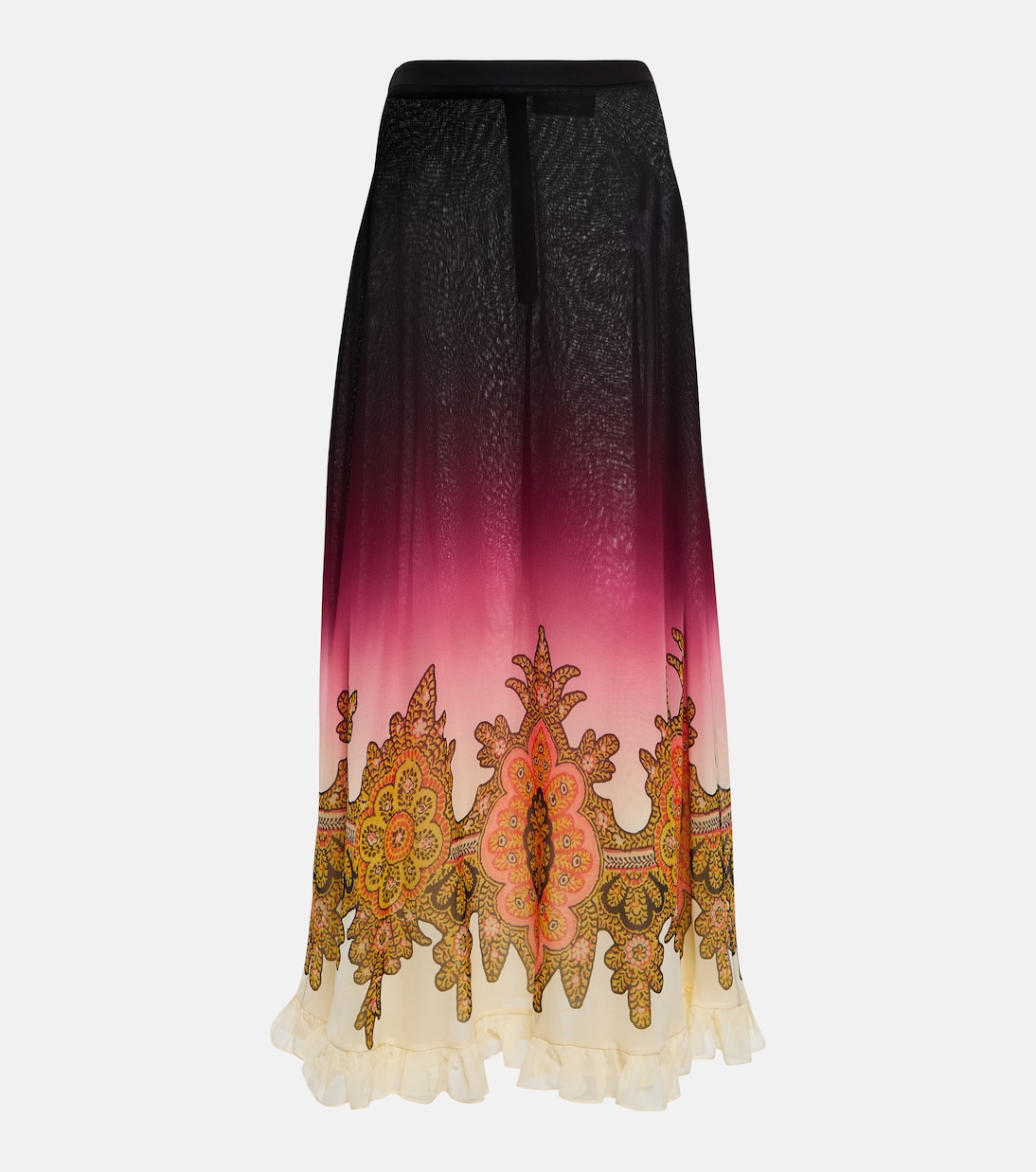 Printed silk maxi skirt | Etro