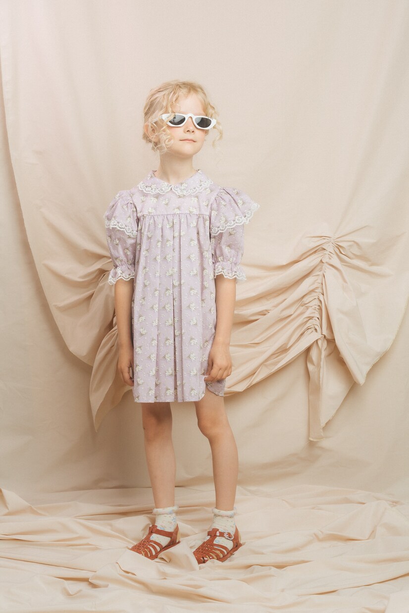 Bedrucktes Kleid aus Baumwoll-Voile | Paade Mode