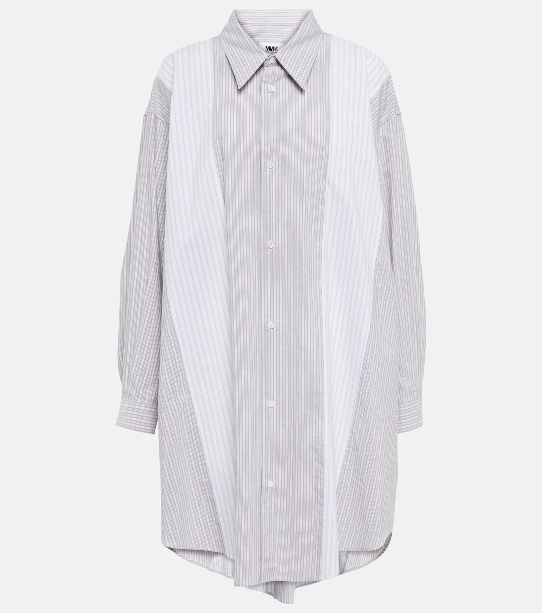 Striped cotton shirt dress | MM6 Maison Margiela