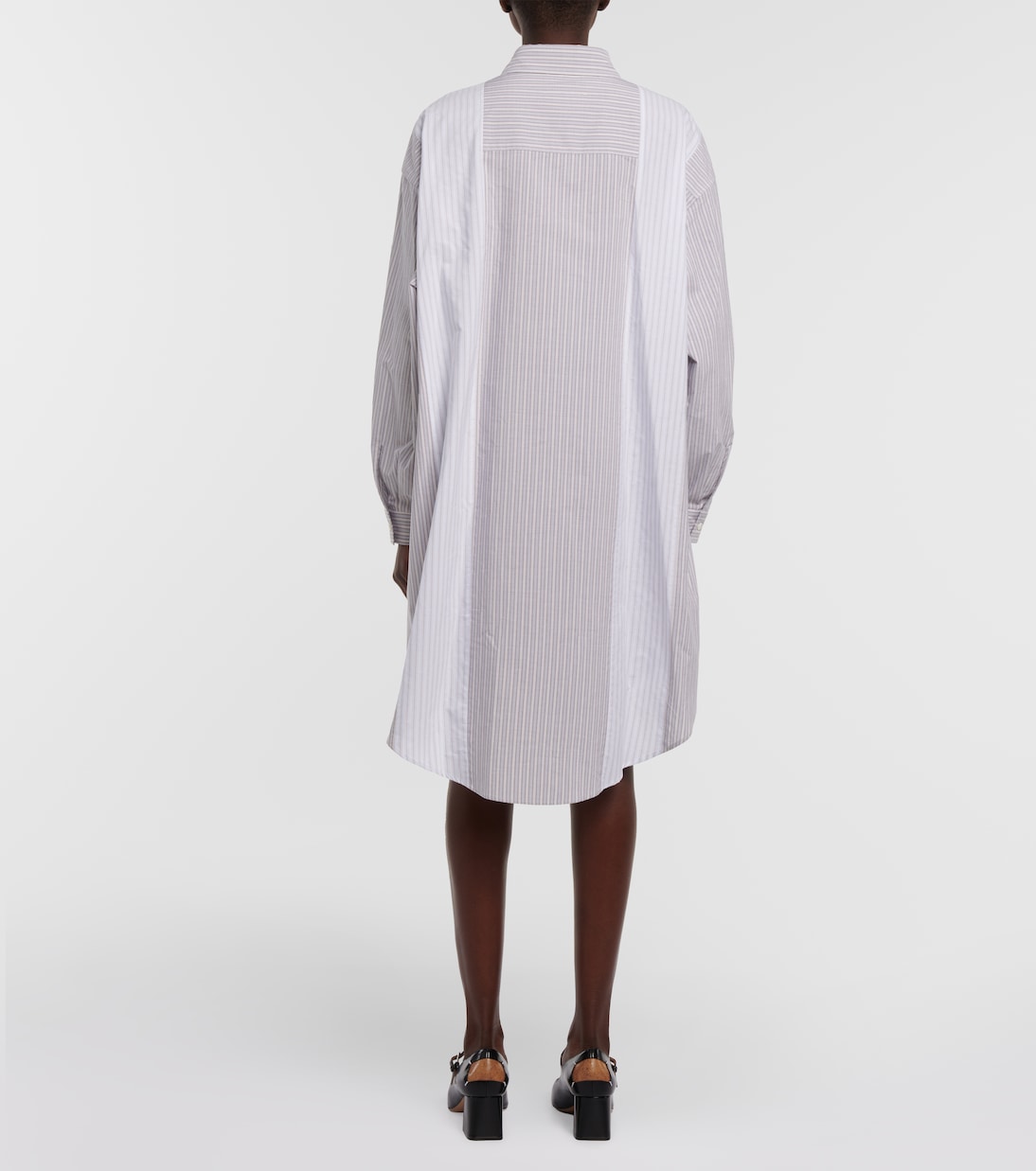 Striped cotton shirt dress | MM6 Maison Margiela