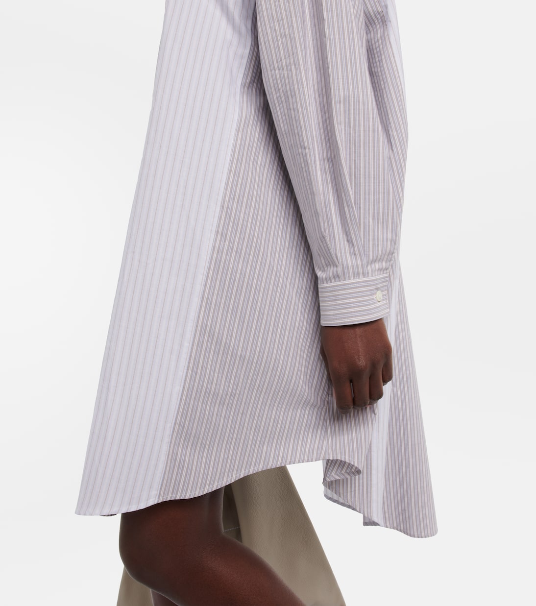 Striped cotton shirt dress | MM6 Maison Margiela